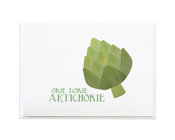 Artichoke - Victory Garden Greeting Card