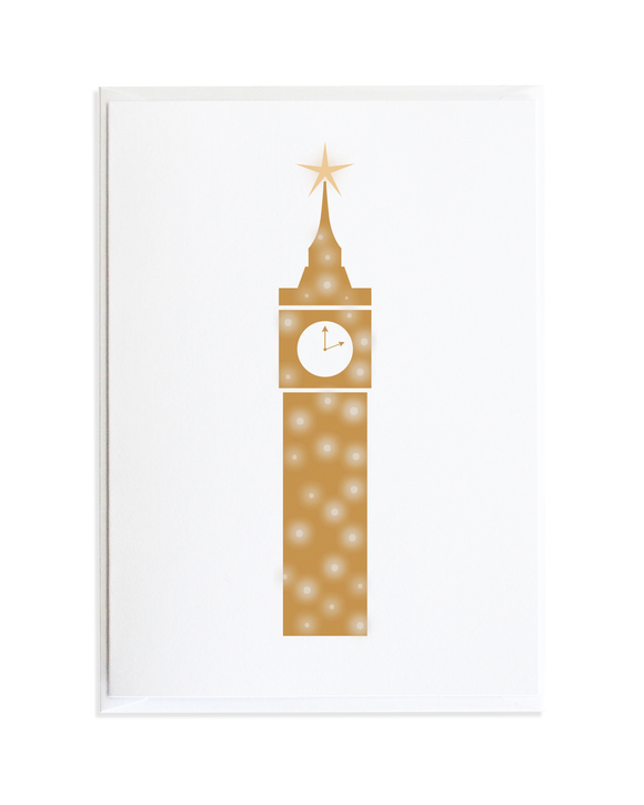 London Big Ben Christmas Card
