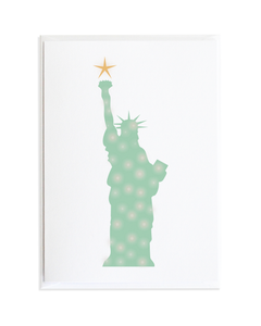 Statue of Liberty Christmas Card