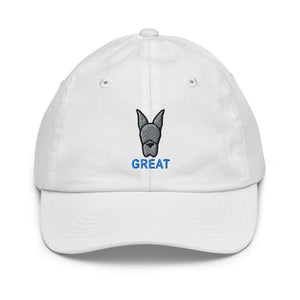 Kids Baseball Cap - GREAT Great Dane
