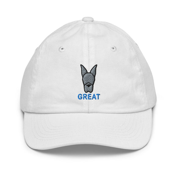 Kids Baseball Cap - GREAT Great Dane